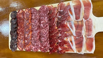Tabla de embutidos ibéricos