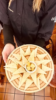 Tabla de quesos artesanales